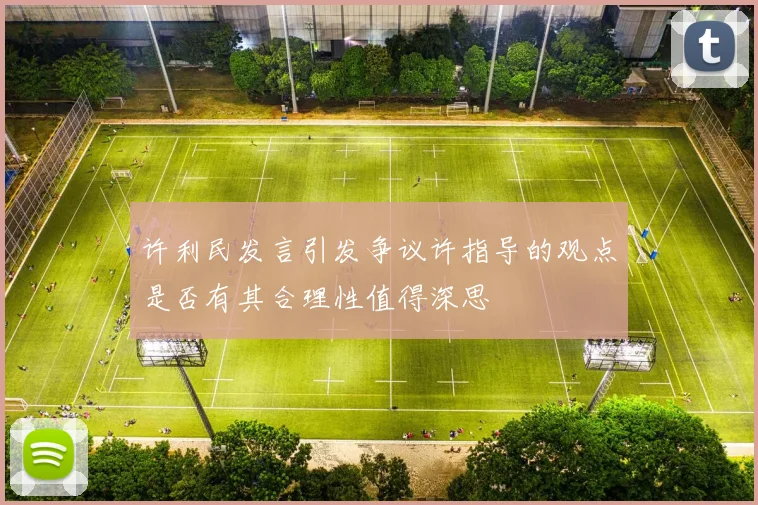 许利民发言引发争议许指导的观点是否有其合理性值得深思